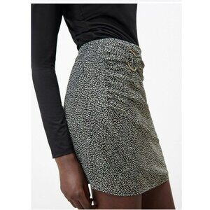 Zara Animal Print High Waist Skirt NWT Size Medium 2297/741 women